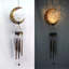 Solar Hanging Moon Wind Chime Light