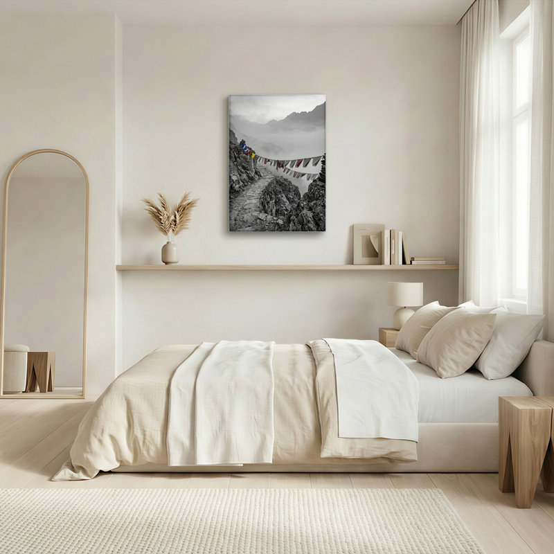 «Mountain Path», reproduction d'art sur toile, ensemble de 1, 40"H x 28"W, Wrapped Canvas