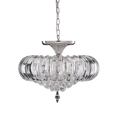 Lochlan 5 - Light Crystal Chandelier