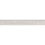 Tektile Lineart 24" x 3" Porcelain Bullnose Tile Trim in Gray-98840495