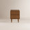 Table de chevet Mid-Century moderne en bois massif