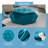 Elegant Velvet Diamond Tufted Storage Ottoman, Multi-Functional Footrest & Seating Bench For Living Room, Blue-1777705721
