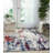 Heffernan Abstract Ivory/Blue/Red Rug-27814314