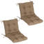 Ensemble de 4 coussins de siège / dossier 18 po x 36 po x 3,5 po pour l'extérieur-714821975-715763466-716918468