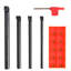 Porte-outils rotatif 4 pièces, 1/4 po, tour en métal robuste