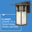 Lanterne murale d'extérieur en aluminium 1 lumière Manhattan-69043039-69043036