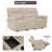 Endrik 78.3" Width zero clearance recliner  Power Reclining Loveseat with Console, for Small Spaces Living Room and RV-715925139
