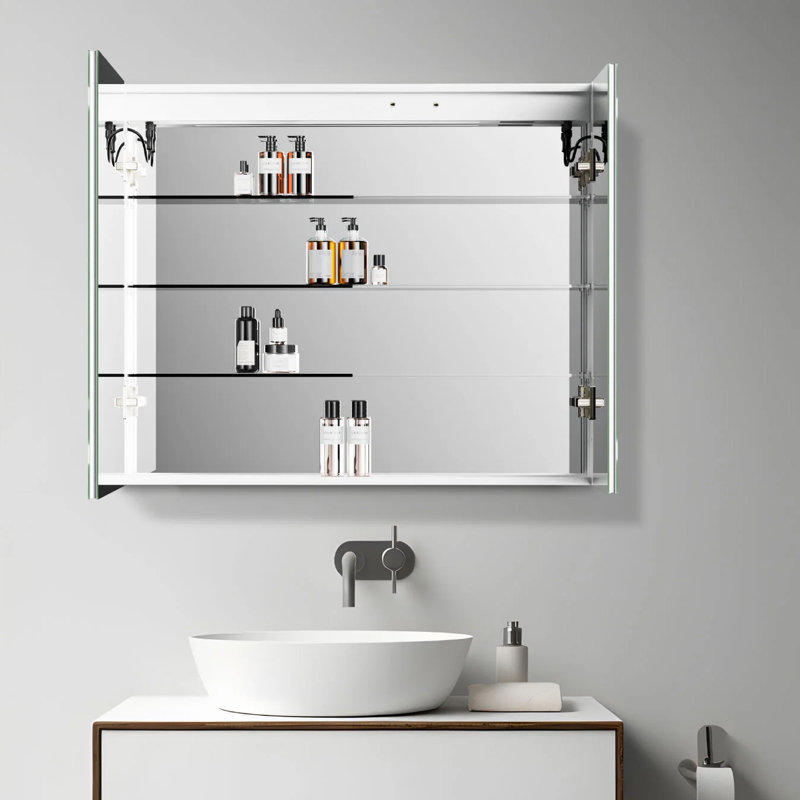 Miroir réglable pour armoire à pharmacie H 36 po x l 30 po Daggna