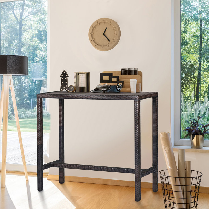 Averir Rectangular Outdoor Bar Table