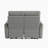 Tiffy 56.5" Modern & Contemporary Chenille Power Double Reclining Love Seat with Adjustable Headrest, Lay Flat Recline Function