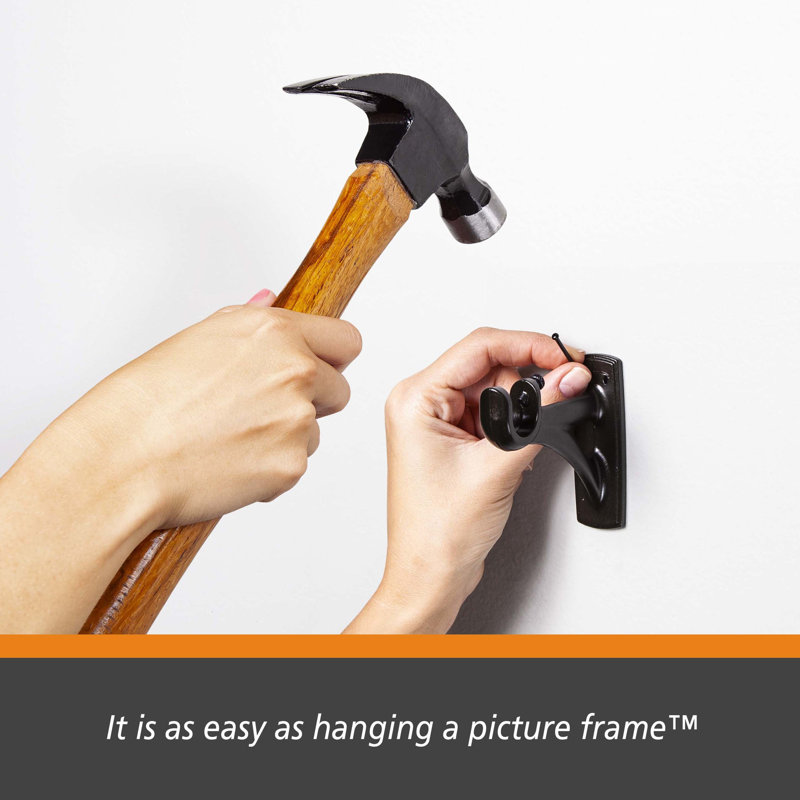 Oil Rubbed Bronze Adjustable Steel Curtain Rod with Decorative Finials