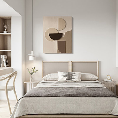 Art mural Mid-Century moderne en toile pour salon
