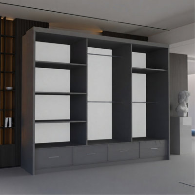 Bahos 3 Door Wardrobe