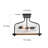 Vendramin Glass Semi Flush Mount