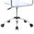 Clear & Chrome Acrylic Office Chair, With Casters