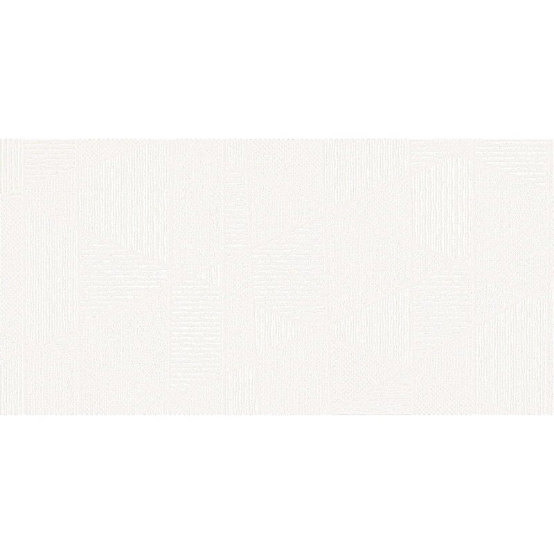 Refinery 12'' W x 24'' L Patterned Porcelain Singular Tile, Chalk