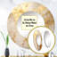 Rouvin beige et or marbre clair - formes abstraites miroir mural-2126315100