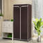Chenoa 74cm Rolling Portable Wardrobe-120383827