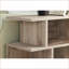 Modern Brown Laminate Coffee Table with 6 Open Shelves – Multi-Use for Living Room/Sofa Console