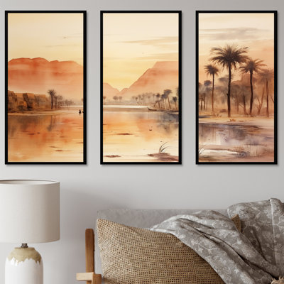 Ancient Egyptian River Landscape - Egypt Wall Art