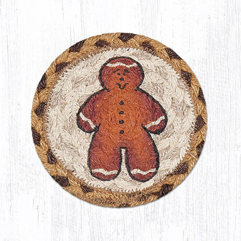  Protège-table rond Gingerbread Man
