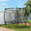 SENCHO GINSYTALIOR Round Backyard Trampoline with Safety Enclosure