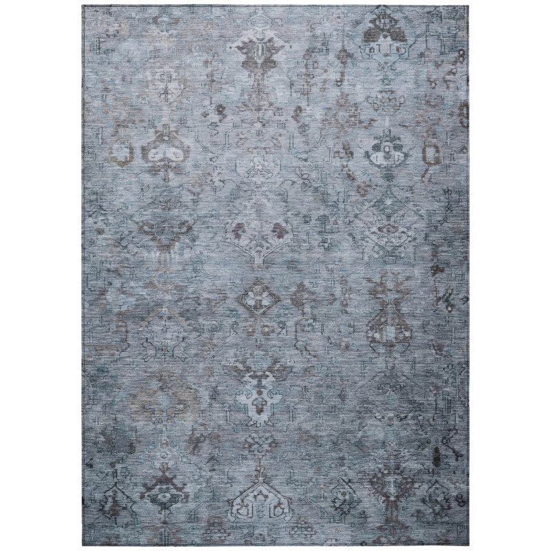Machine Washable Indoor/Outdoor Mattis ACN2320 Global Rug, Rectangle 2'6" x 3'10"