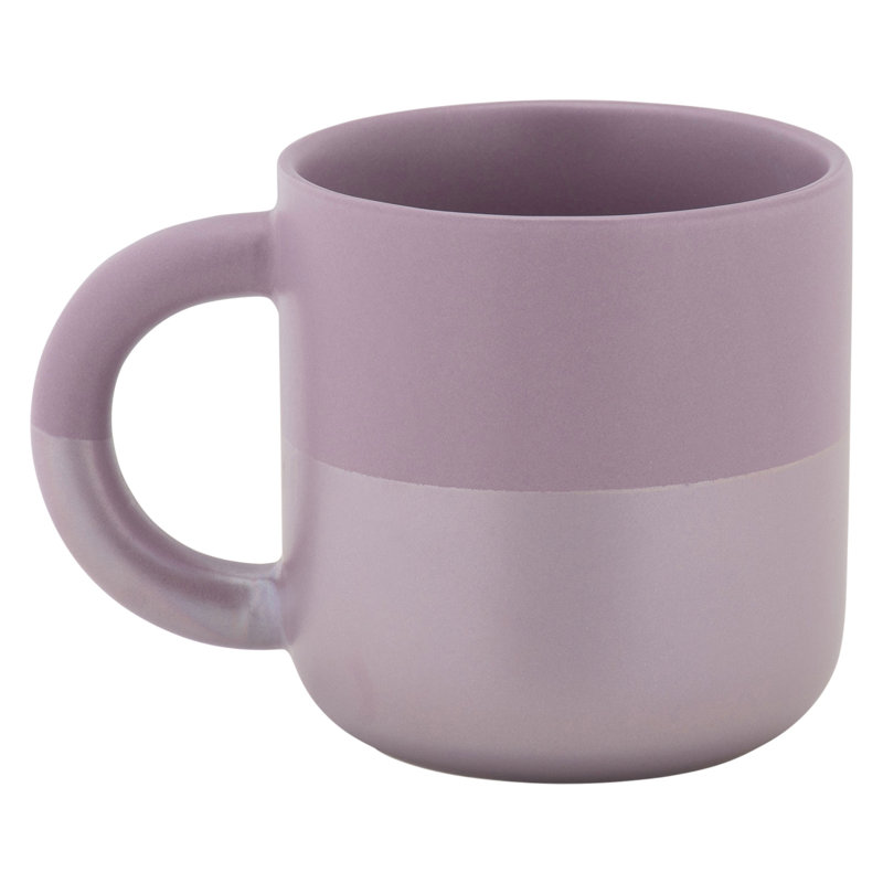 Porcelain Coffee Mug, Purple
