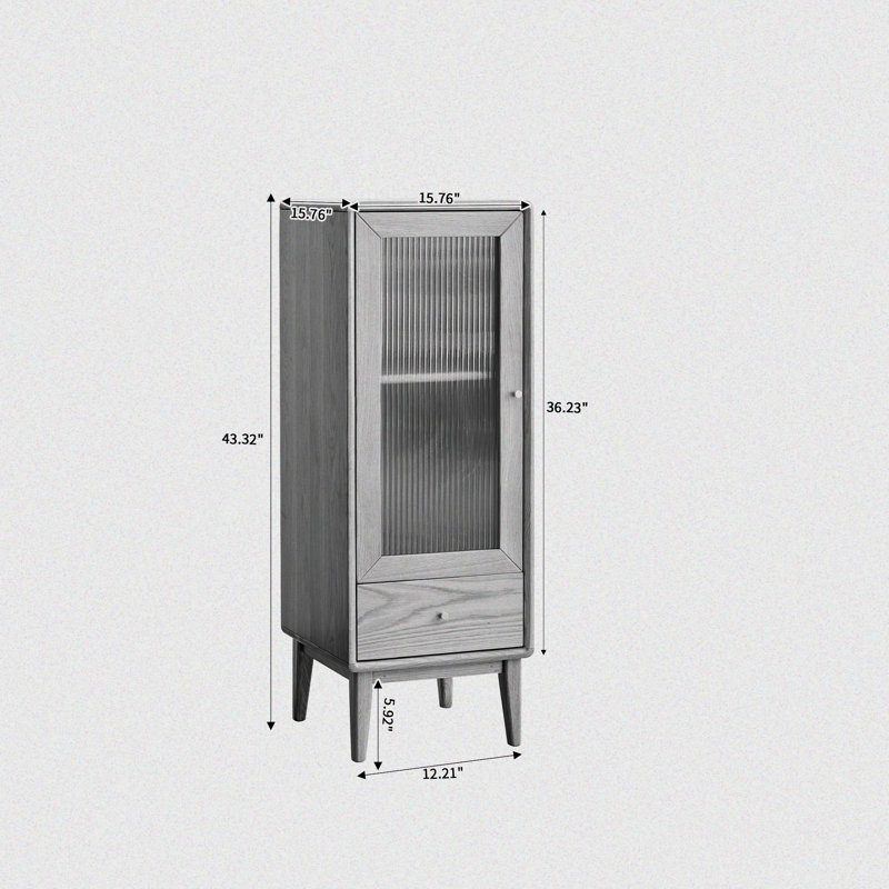 Jacquelien Solid Wood Accent Cabinet