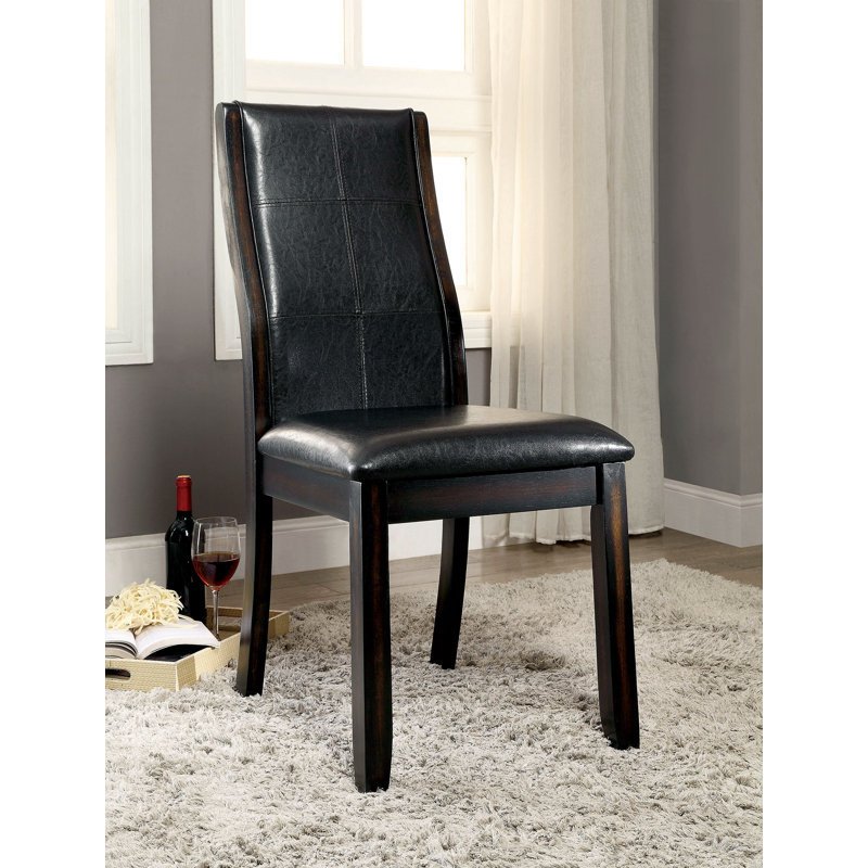 19.5'' H Faux Leather Upholstered Side Chair