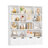 Kirklyn 57.5"H 5-Tier Cube Bookcase & Toy Storage Organizer, Kids Bookshelf with 4 Movable Drawers & 10 Storage Cubes, Children's Playroom Storage Unit-1374244541