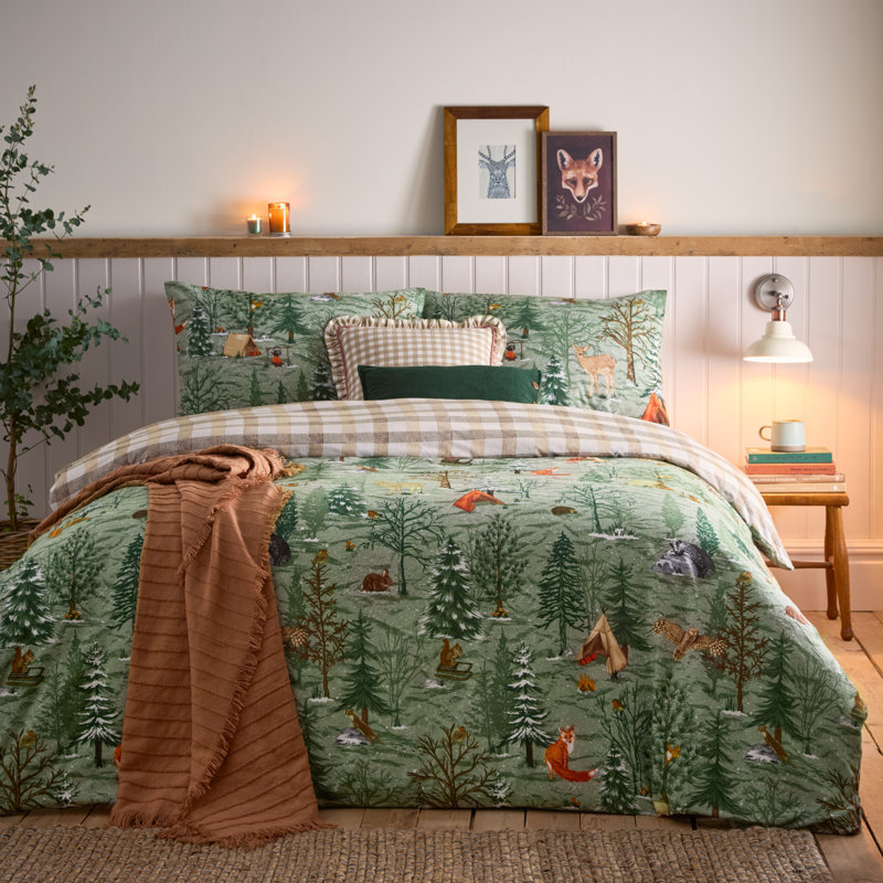Cotton Abstract Duvet Cover Set with Pillowcases Included, Super King  Duvet Cover + 2 Standard Pilowcases
