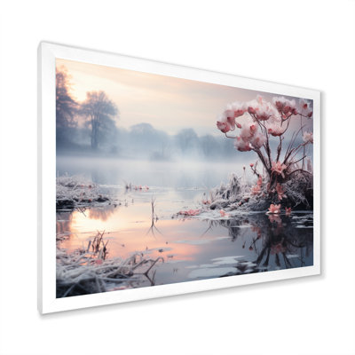 Winter Reverie At The Lake II, reproduction d'art sur toile