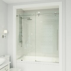 42.8'' W x 78.74'' H Bi-Fold Door Framed Shower Door