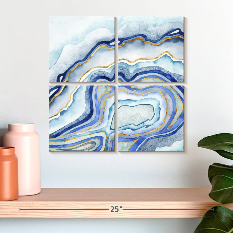 Avery Cobalt Agate II, 18'' H x 18'' W