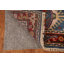 Tapis indien bleu à motif géométrique 3x5