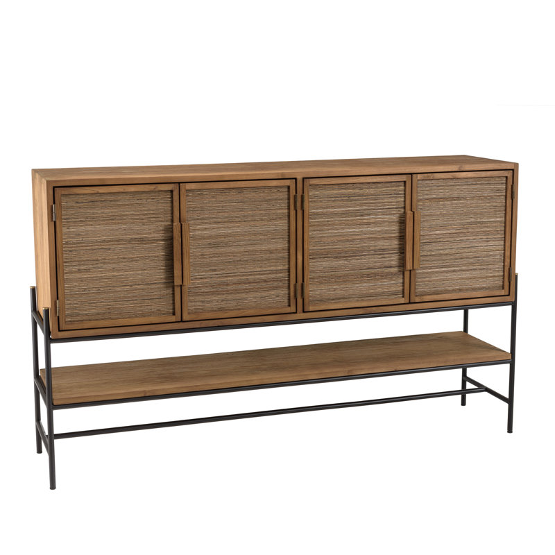 Aelish 169.5cm Solid Wood Sideboard