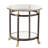 Dingle 21" Gray Glass Round End Table