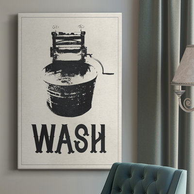 Vintage Laundry III - impression sur toile tendue
