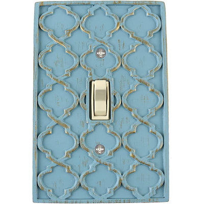 No Subject 1 - Gang Toggle Light Switch Standard Wall Plate