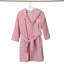 Peignoir en molleton mi-mollet personnalisé pour enfants avec poches et capuche-106041206-101905501