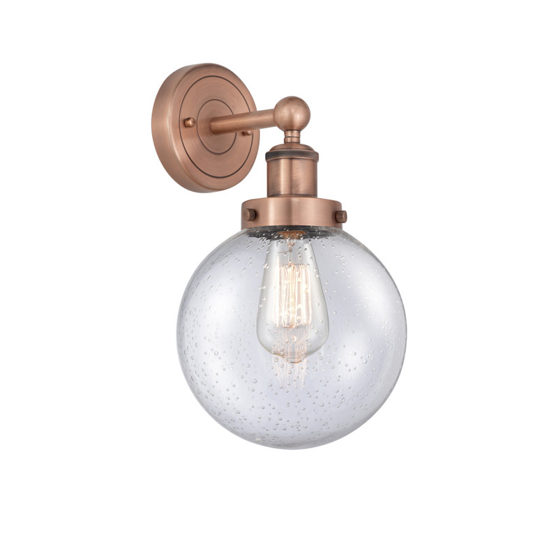Chalkhill Armed Sconce, Seedy, Antique Copper