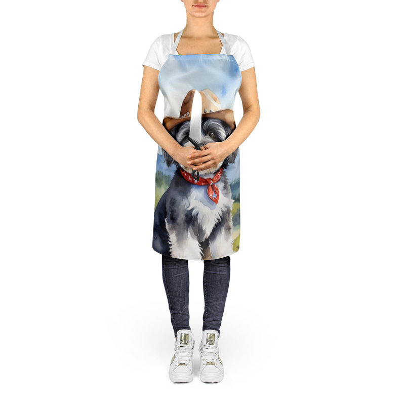 No Pattern Bib Apron