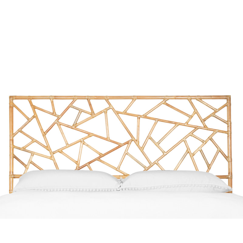 Tiffany Low Profile Bed, King, Natural