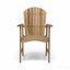 Ensemble de 2 chaises d'extérieur en bois d'acacia résistant aux intempéries, finition gris foncé-1030706845