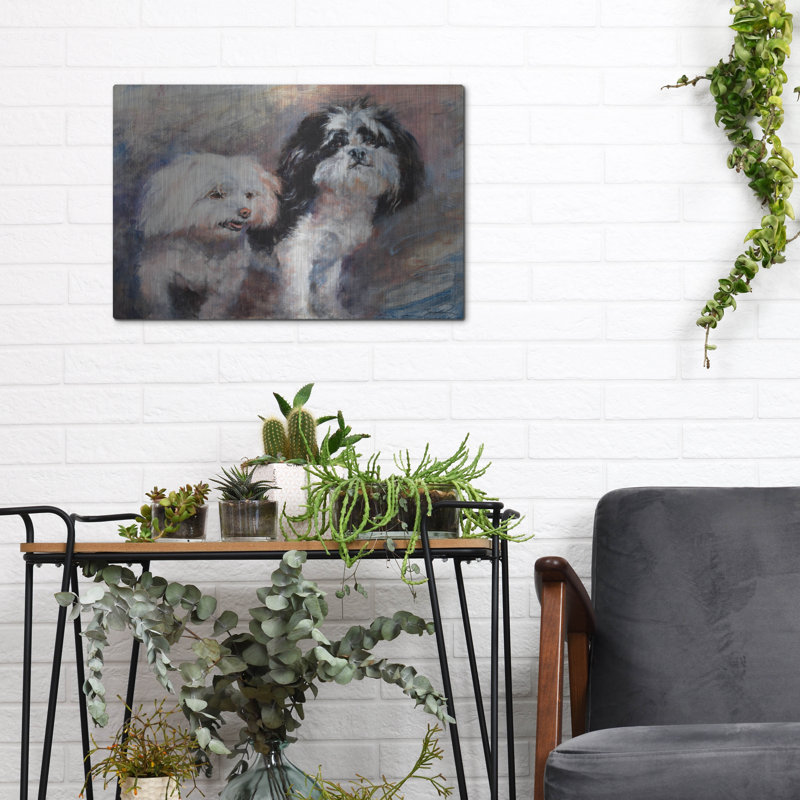 «Fuzzy Friends» par Robert Campbell, H 12 po x l 16 po