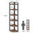 Melahat 70.86" H x 15.75" W Steel Corner Bookcase-938174776