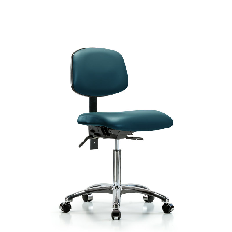 Chaise de travail Ladacia, Bleu marine, Non