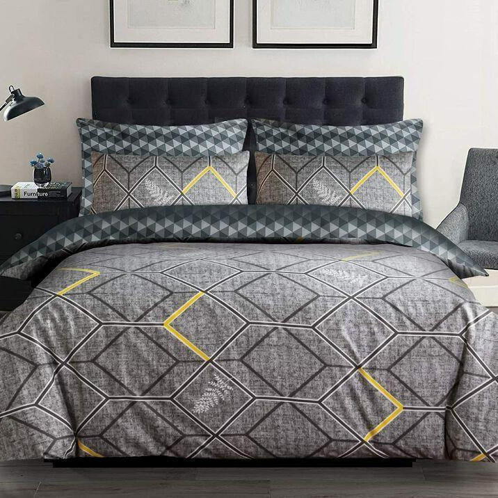 Chevron Duvet Cover with Pillow Shams Included, Full Duvet Cover + 2 Additional Pieces