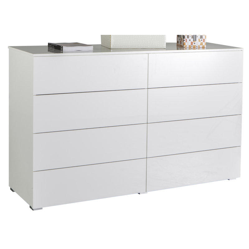 Privilegio 140 cm W Chest of 8 Drawers